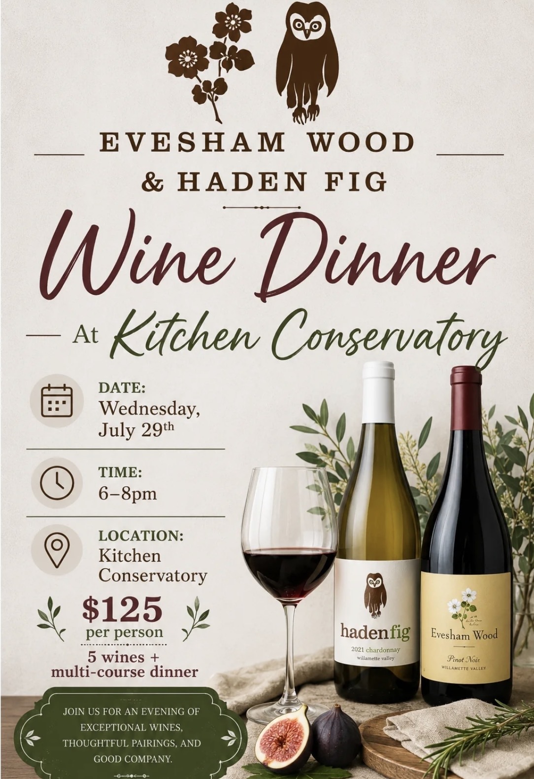 Screenshot Evesham Wood & Haden Fig Wine Dinner